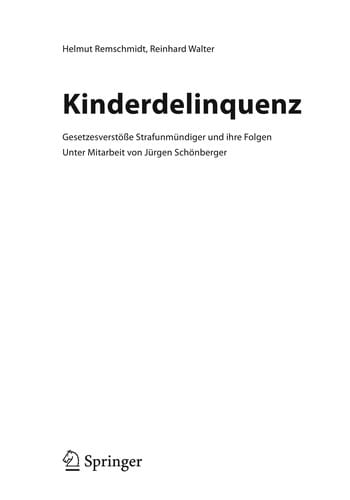 Kinderdelinquenz