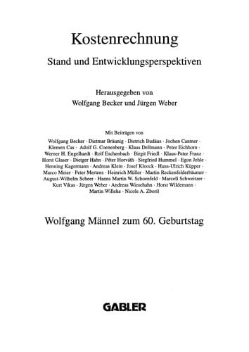 Kostenrechnung