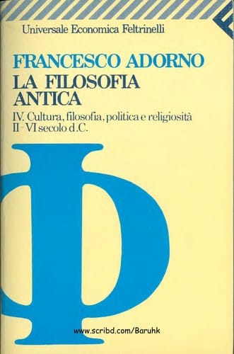 La filosofia antica