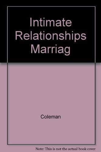 Intimate Relationships Marriag