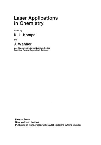 Laser Applications in Chemistry