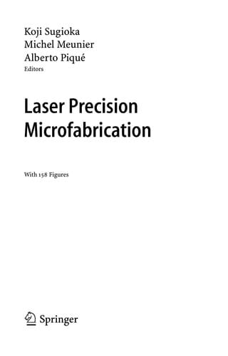 Laser Precision Microfabrication