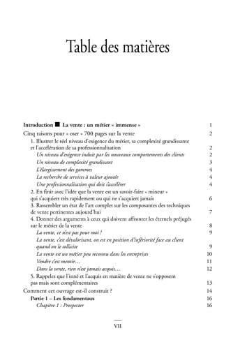 Le grand livre de la vente