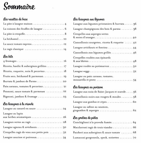 Les lasagnes de Laura