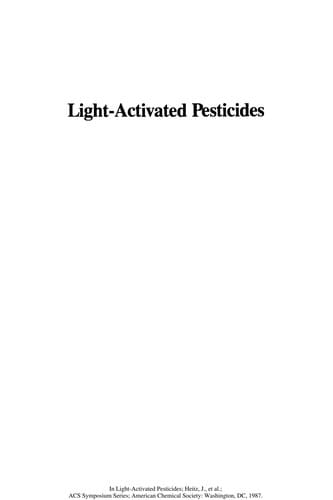 Light-activated pesticides