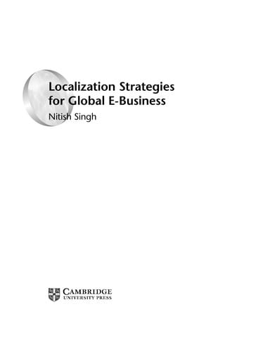 Localization strategies for global e-business
