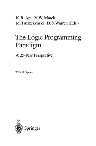 The Logic Programming Paradigm