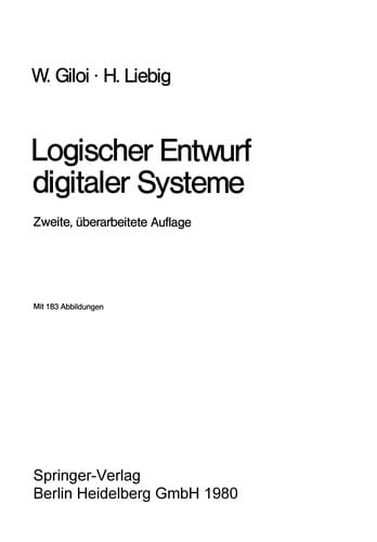 Logischer Entwurf digitaler Systeme