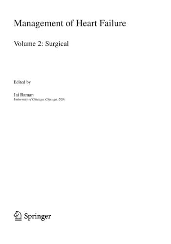 Management of heart failure