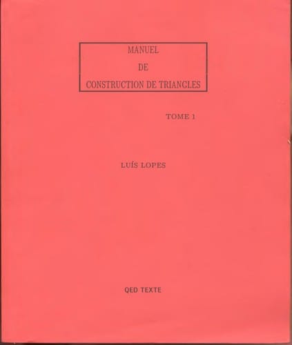 Manuel de construction de triangles