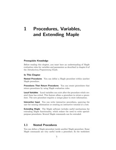 Maple 11 advanced programming guide