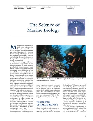 Marine biology