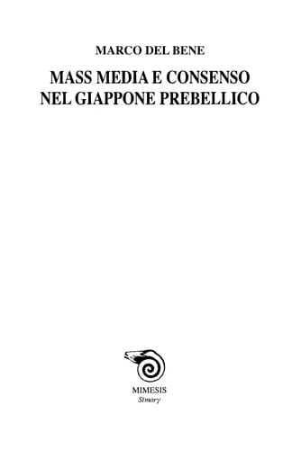 Mass media e consenso nel Giappone prebellico
