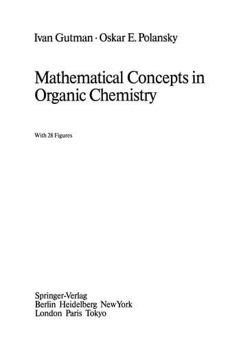 Mathematical Concepts in Organic Chemistry