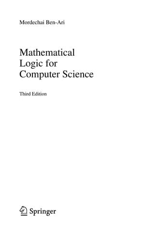 Mathematical Logic for Computer Science