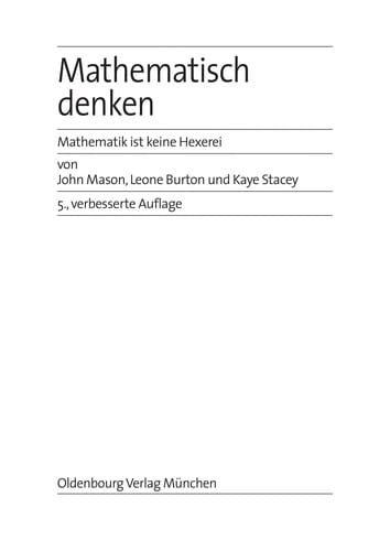 Mathematisch denken