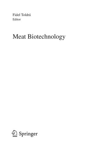 Meat biotechnology