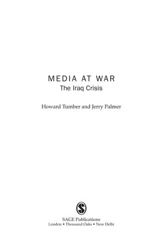 MEDIA AT WAR: IRAQ AT WAR