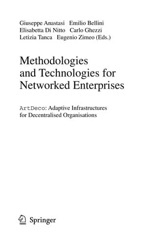 Methodologies and Technologies for Networked Enterprises