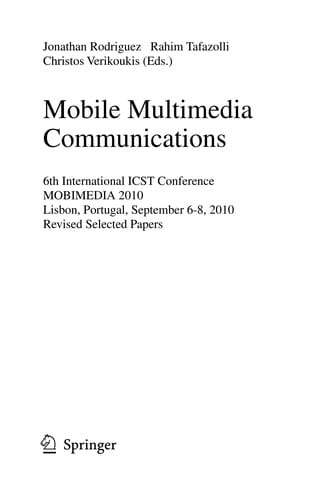 Mobile Multimedia Communications