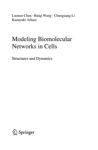 Modeling biomolecular networks in cells