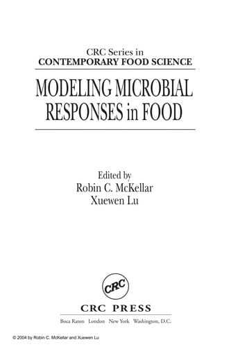 Modeling microbial responses in food