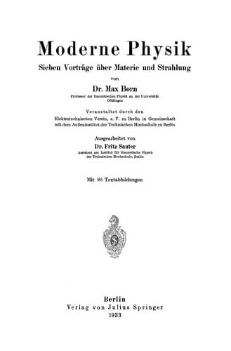 Moderne Physik