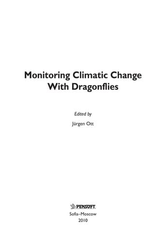 Monitoring climatic change with dragonflies