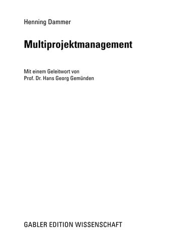 Multiprojektmanagement