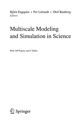 Multiscale modeling and simulation in science