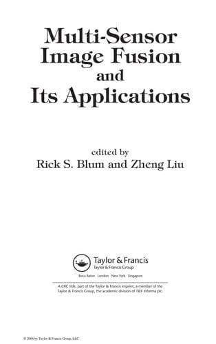 Multi-sensor image fusion and its applications