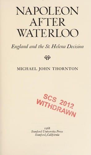Napoleon after waterloo