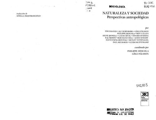 Naturaleza y sociedad