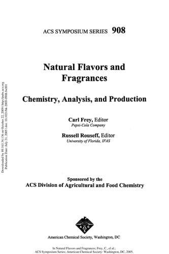 Natural flavors and fragrances