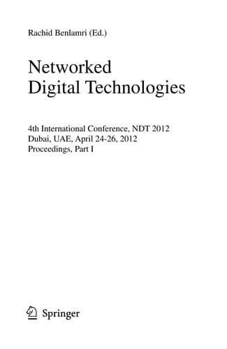 Networked Digital Technologies