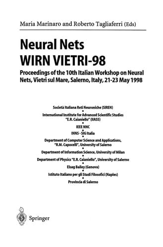 Neural Nets WIRN VIETRI-98