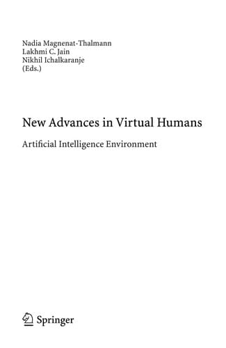 New advances in virtual humans