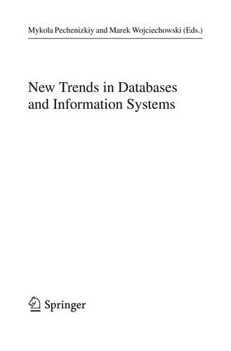 New Trends in Databases and Information Systems