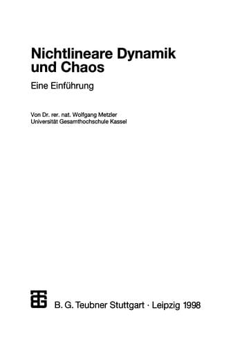 Nichtlineare Dynamik und Chaos