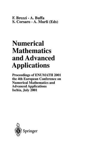 Numerical Mathematics and Advanced Applications
