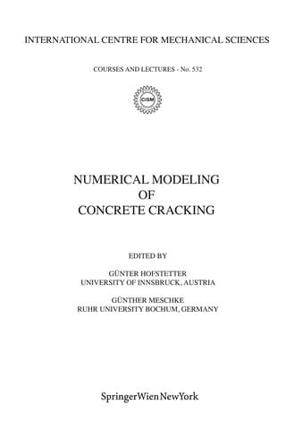 Numerical modeling of concrete cracking