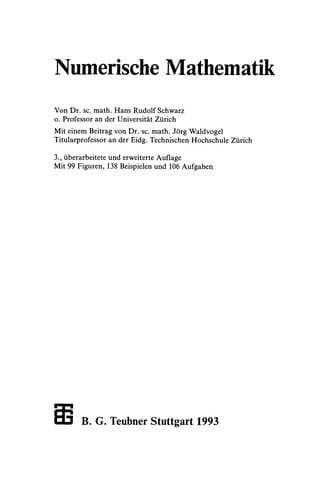 Numerische Mathematik