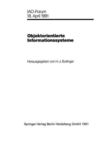 Objektorientierte Informationssysteme