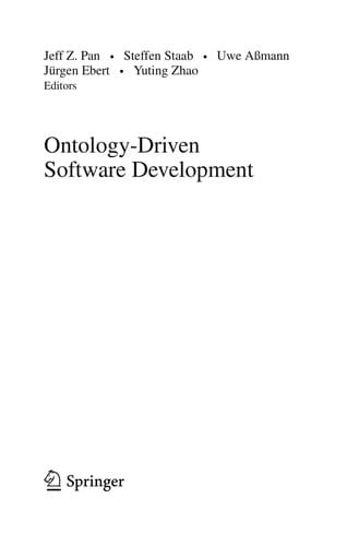 Ontology-Driven Software Development