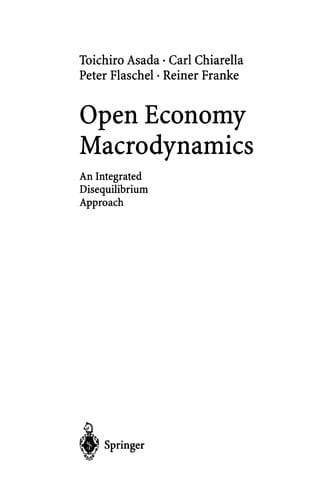 Open Economy Macrodynamics