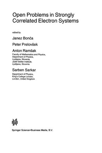 Open Problems in Strongly Correlated Electron Systems