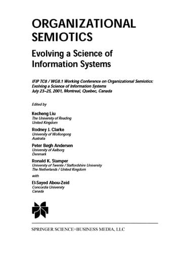 Organizational Semiotics