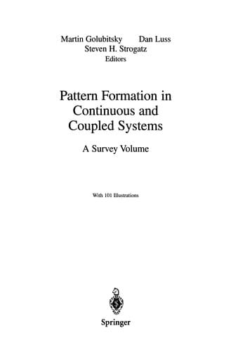 Pattern Formation in Continuous and Coupled Systems