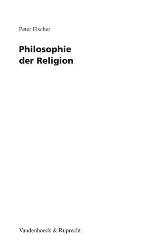 Philosophie der Religion