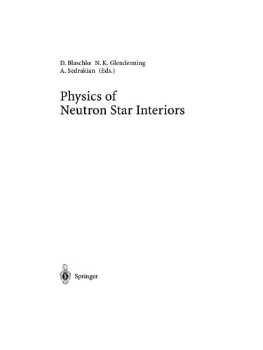 Physics of Neutron Star Interiors